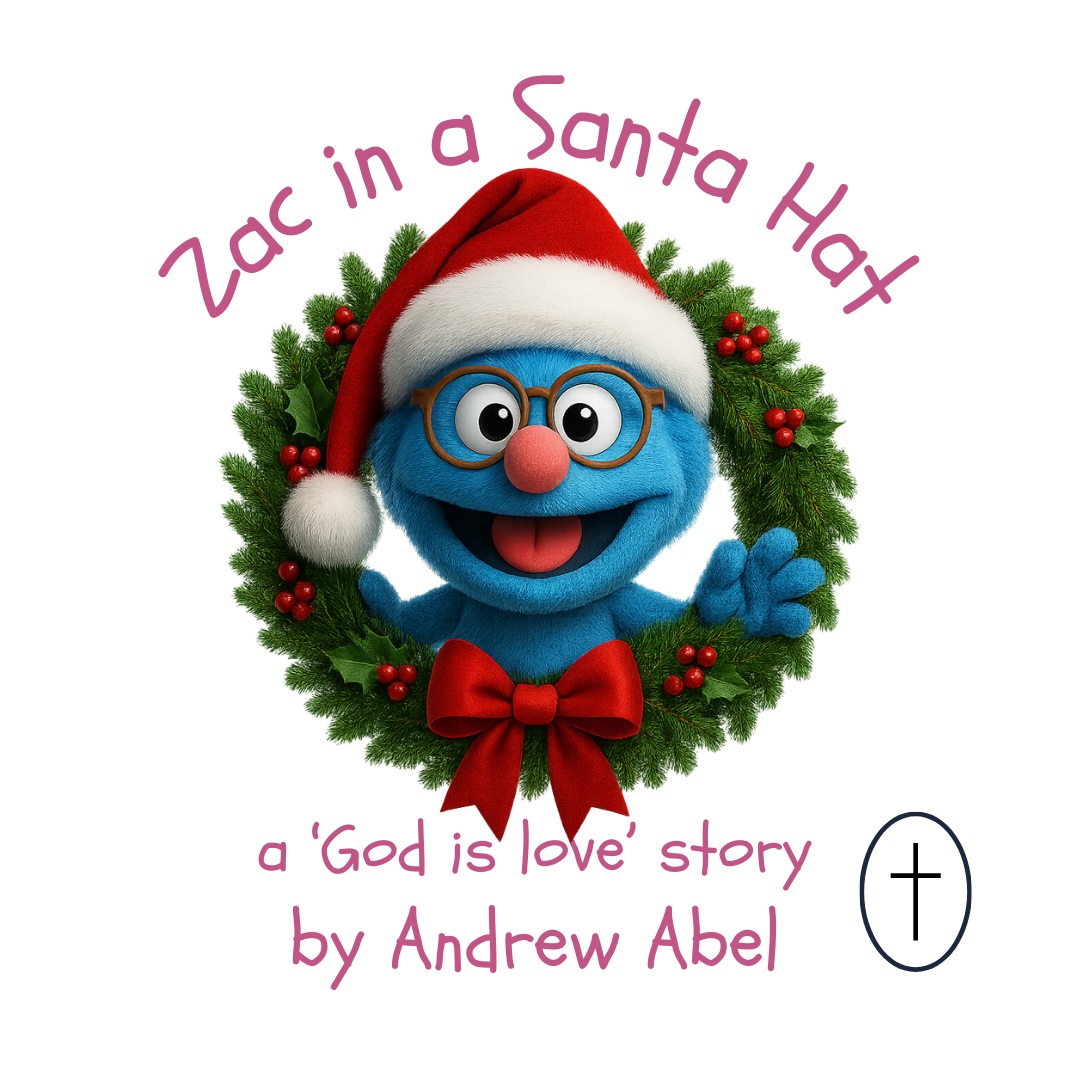 Zac in a Santa Hat
